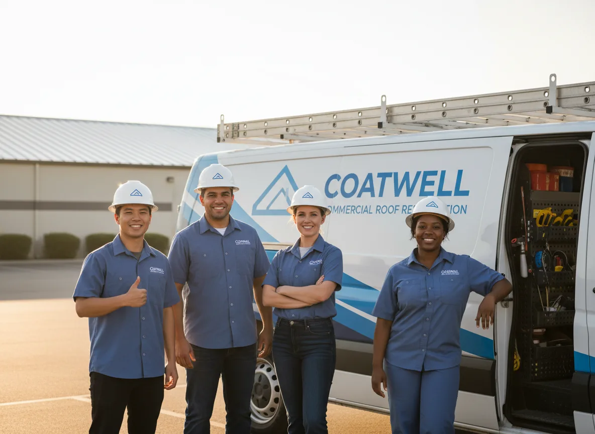 Commercial roof coating company in Austinville, IA